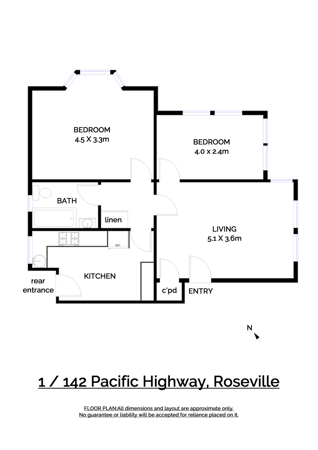 1/142 Pacific Highway, ROSEVILLE, NSW 2069