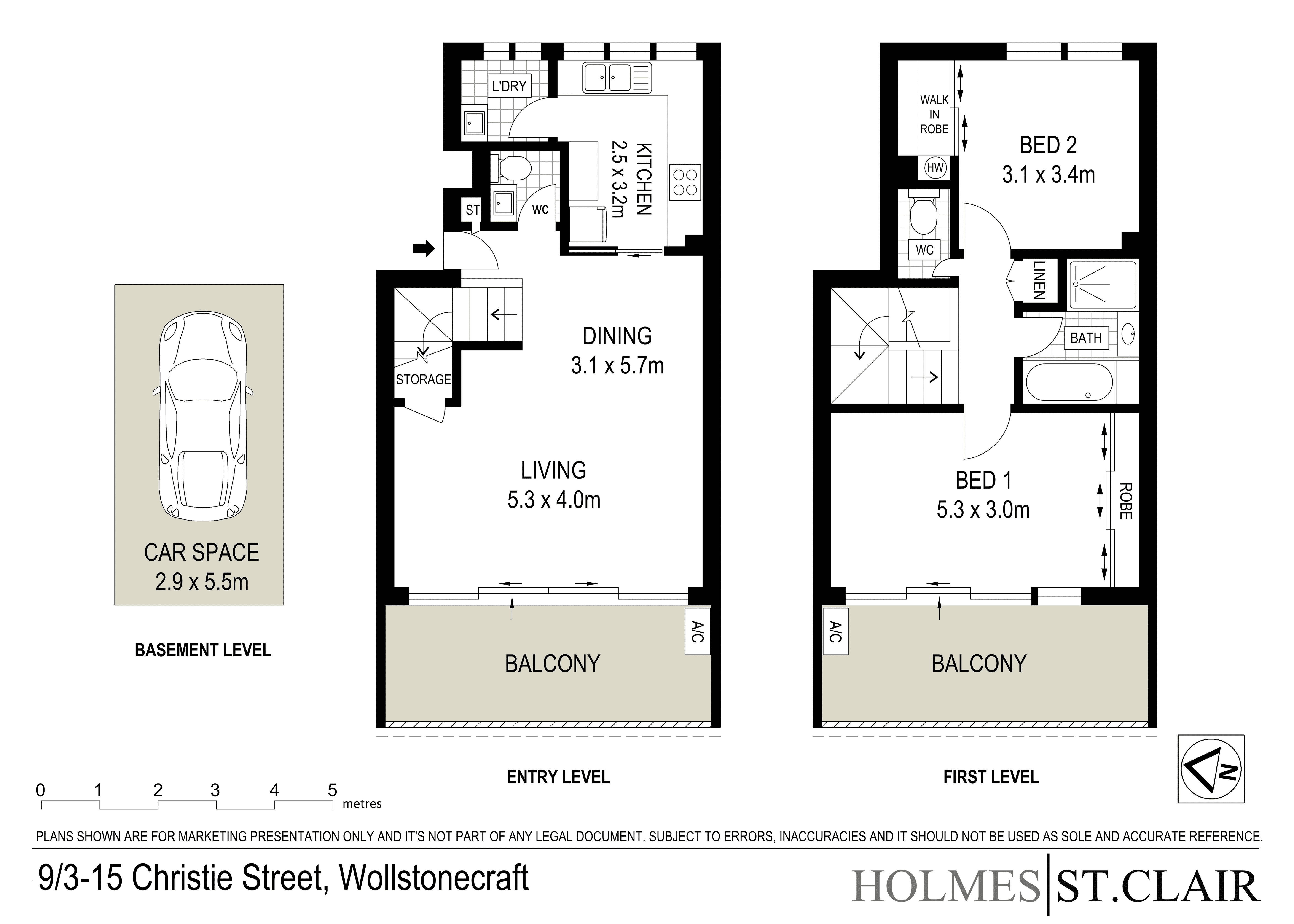 9/3-15 Christie Street, Wollstonecraft, NSW 2065