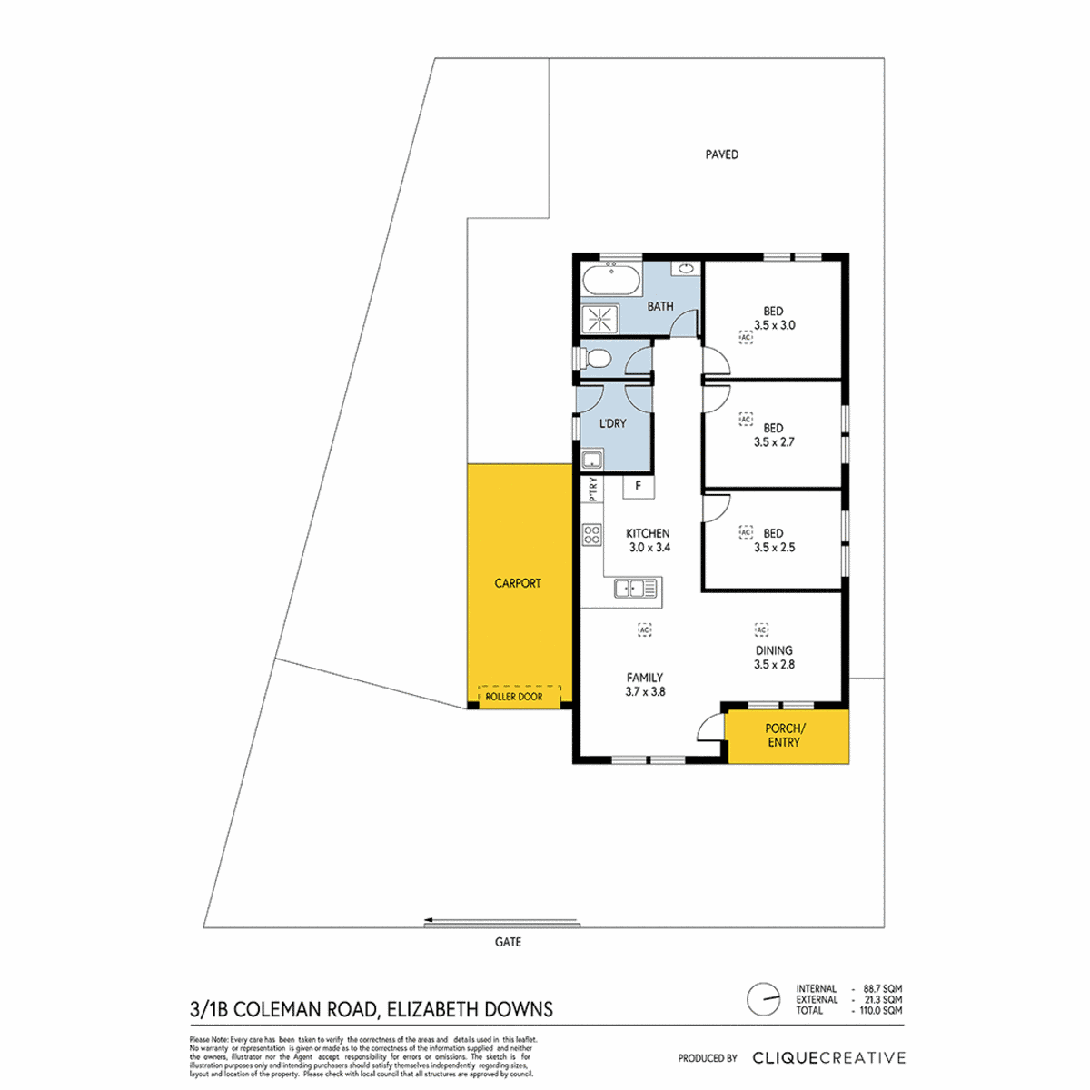 3/1B Coleman Road, ELIZABETH DOWNS, SA 5113