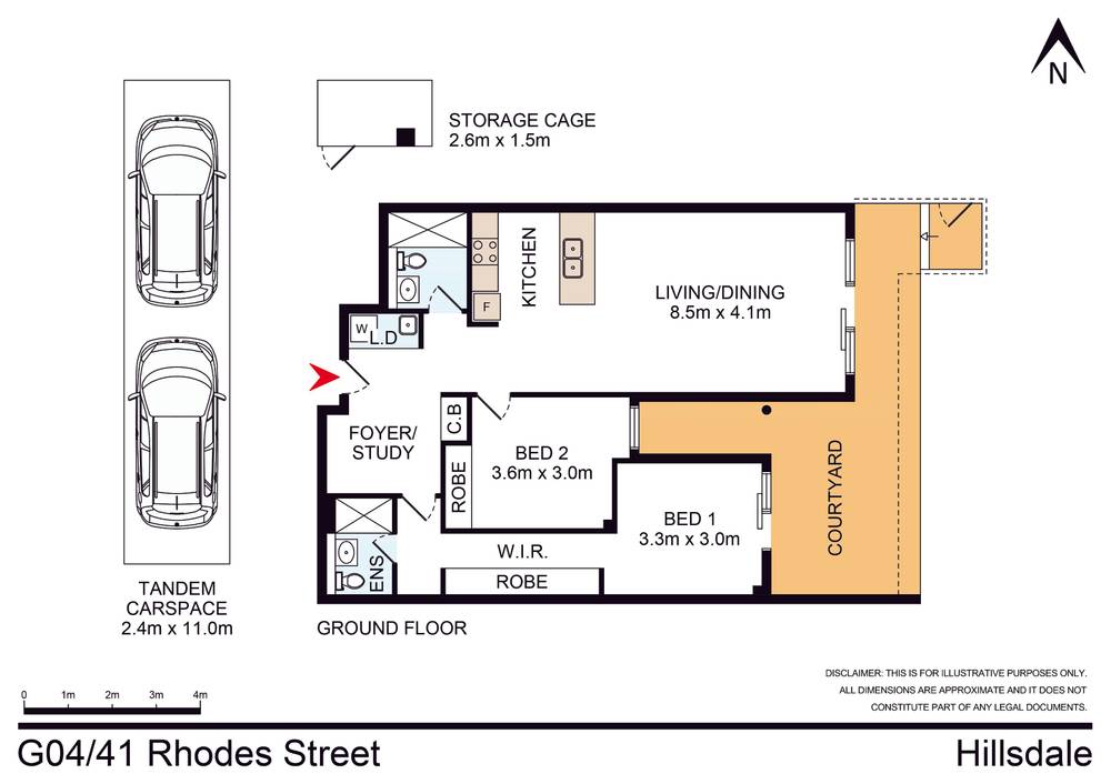 G04/41 Rhodes Street, HILLSDALE, NSW 2036