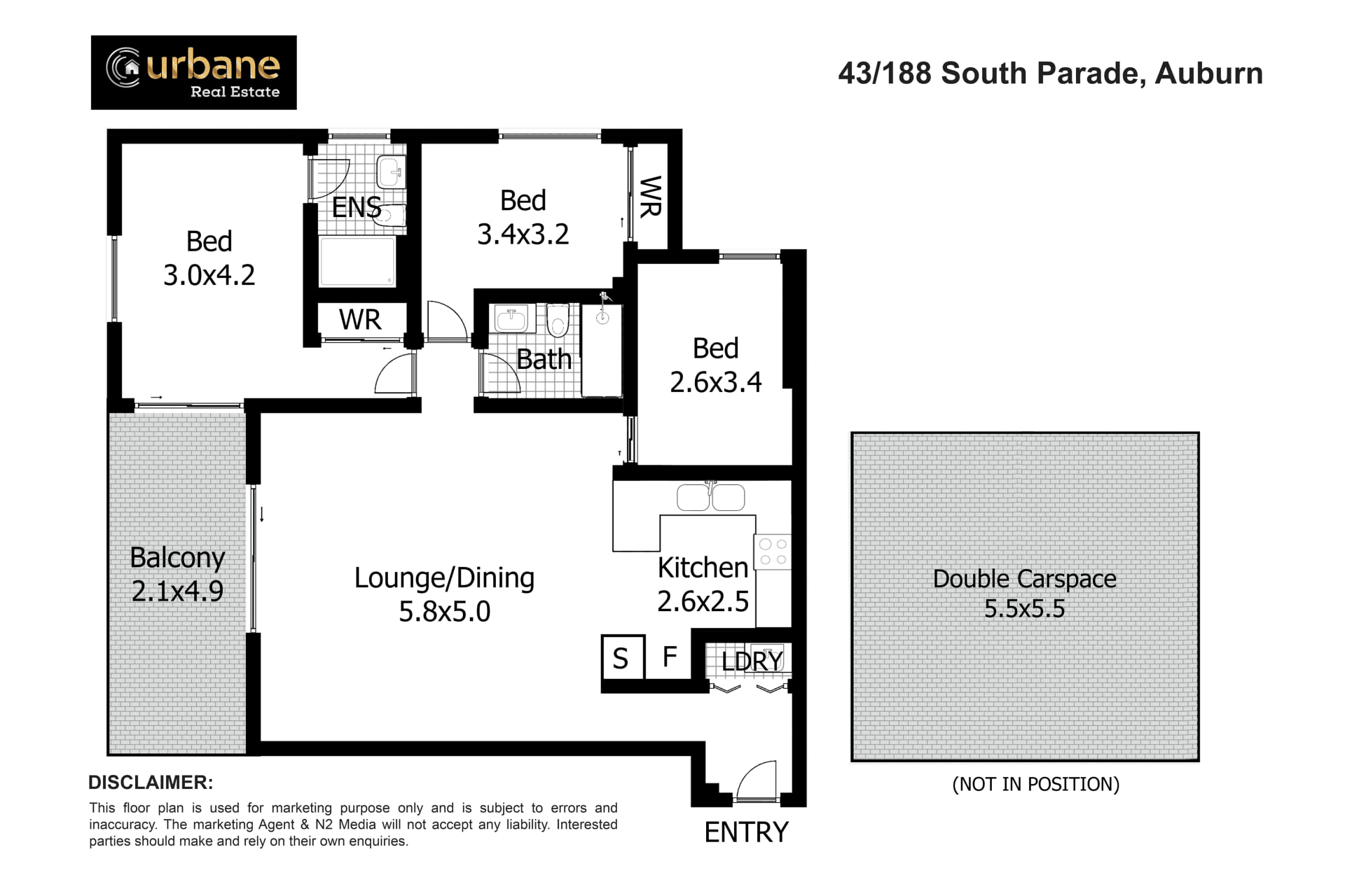 43/188 South Parade, AUBURN, NSW 2144