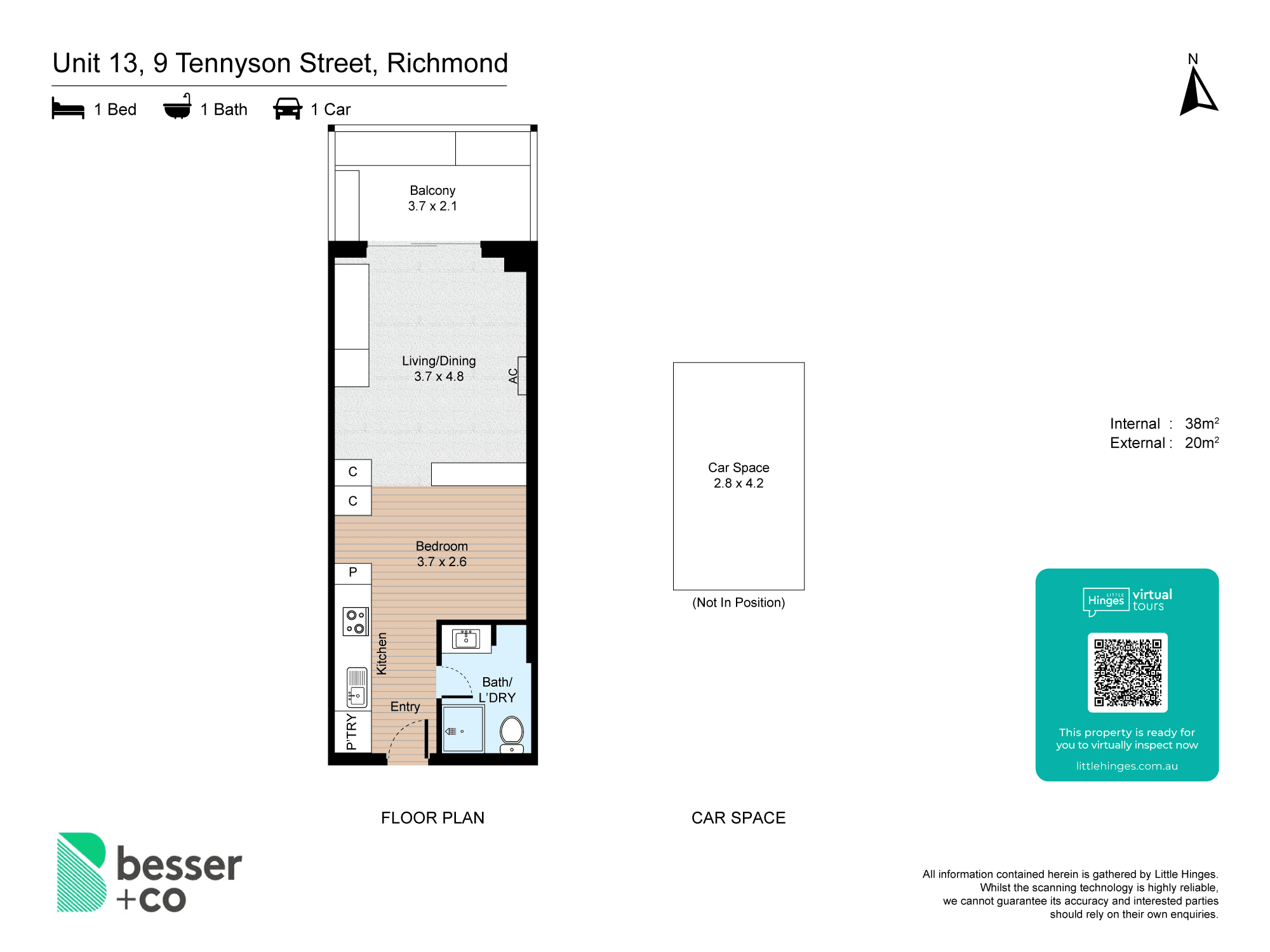 13/9 Tennyson Street, RICHMOND, VIC 3121