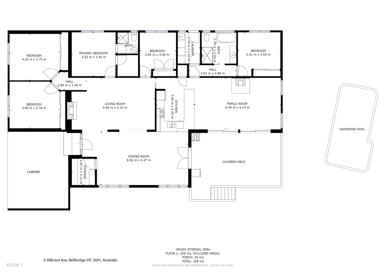 6 Hillcrest Avenue, BELLBRIDGE, VIC 3691