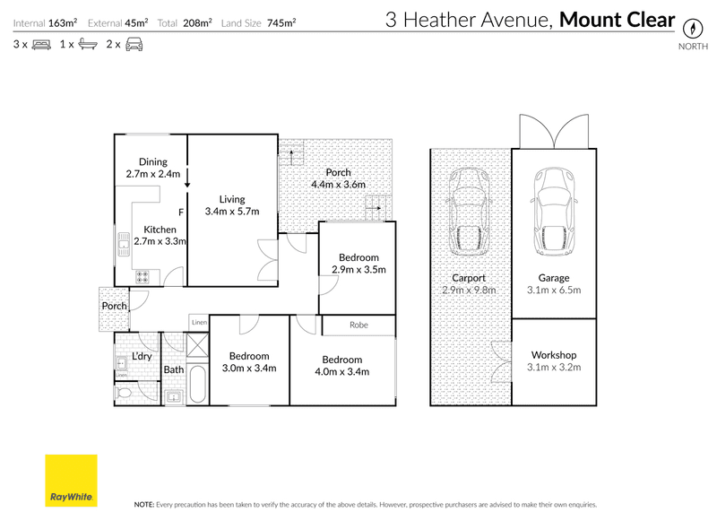 3 Heather Avenue, MOUNT CLEAR, VIC 3350