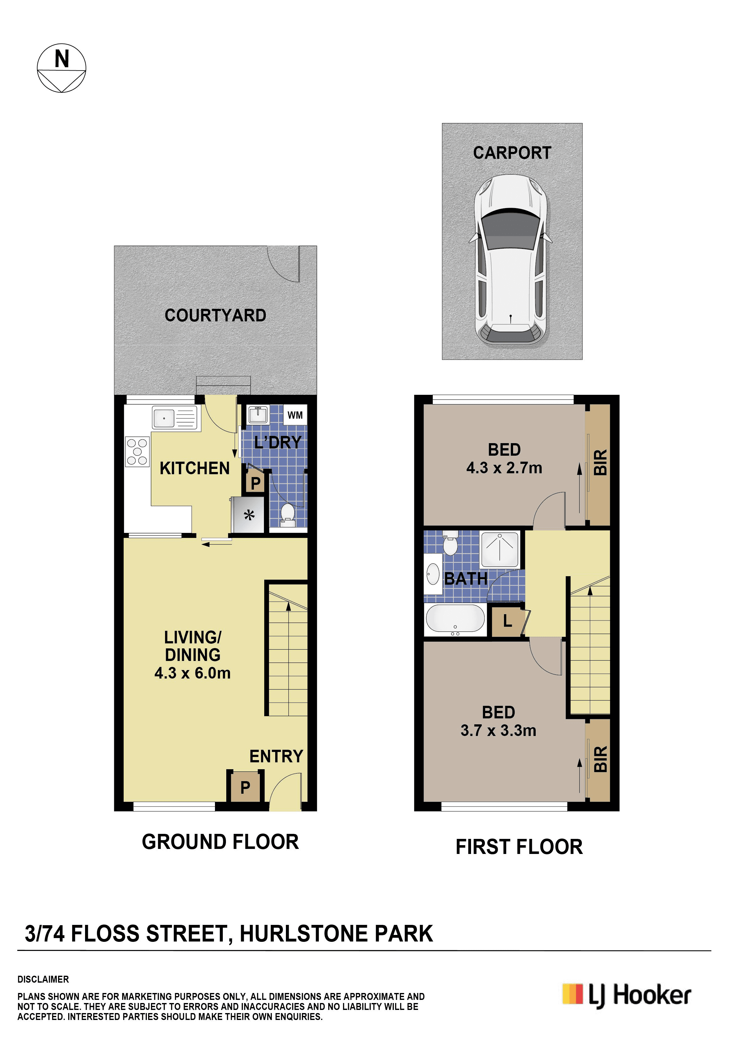 3/74-76 Floss Street, HURLSTONE PARK, NSW 2193