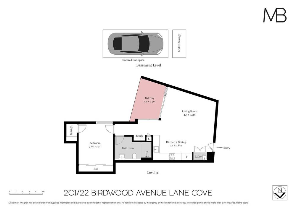 201/22 Birdwood Avenue, Lane Cove, NSW 2066