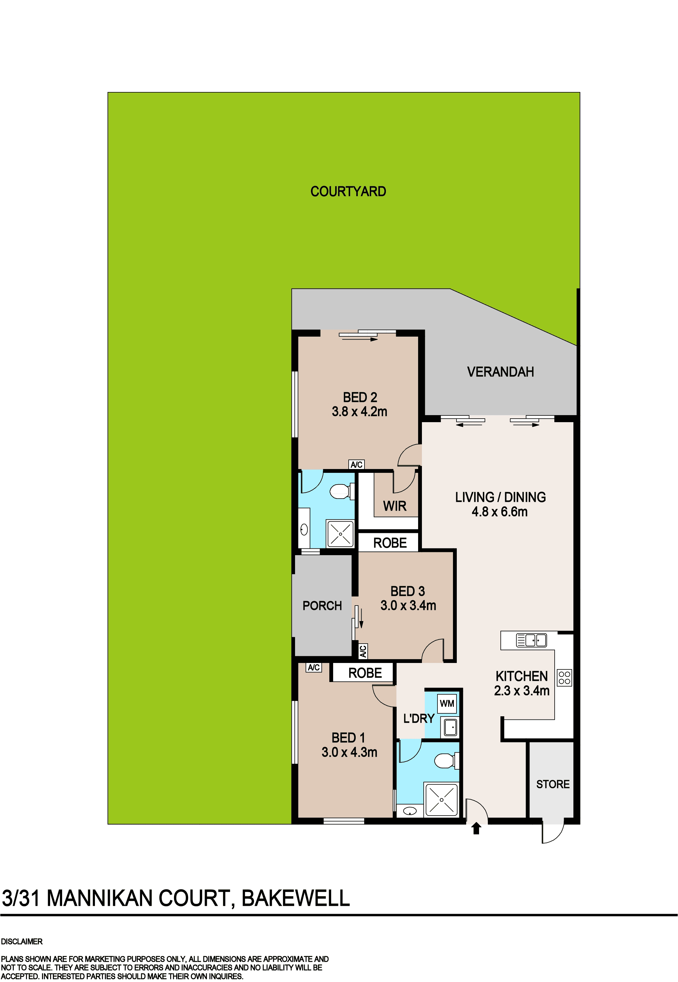 3/31 Mannikan Court, Bakewell, NT 0832