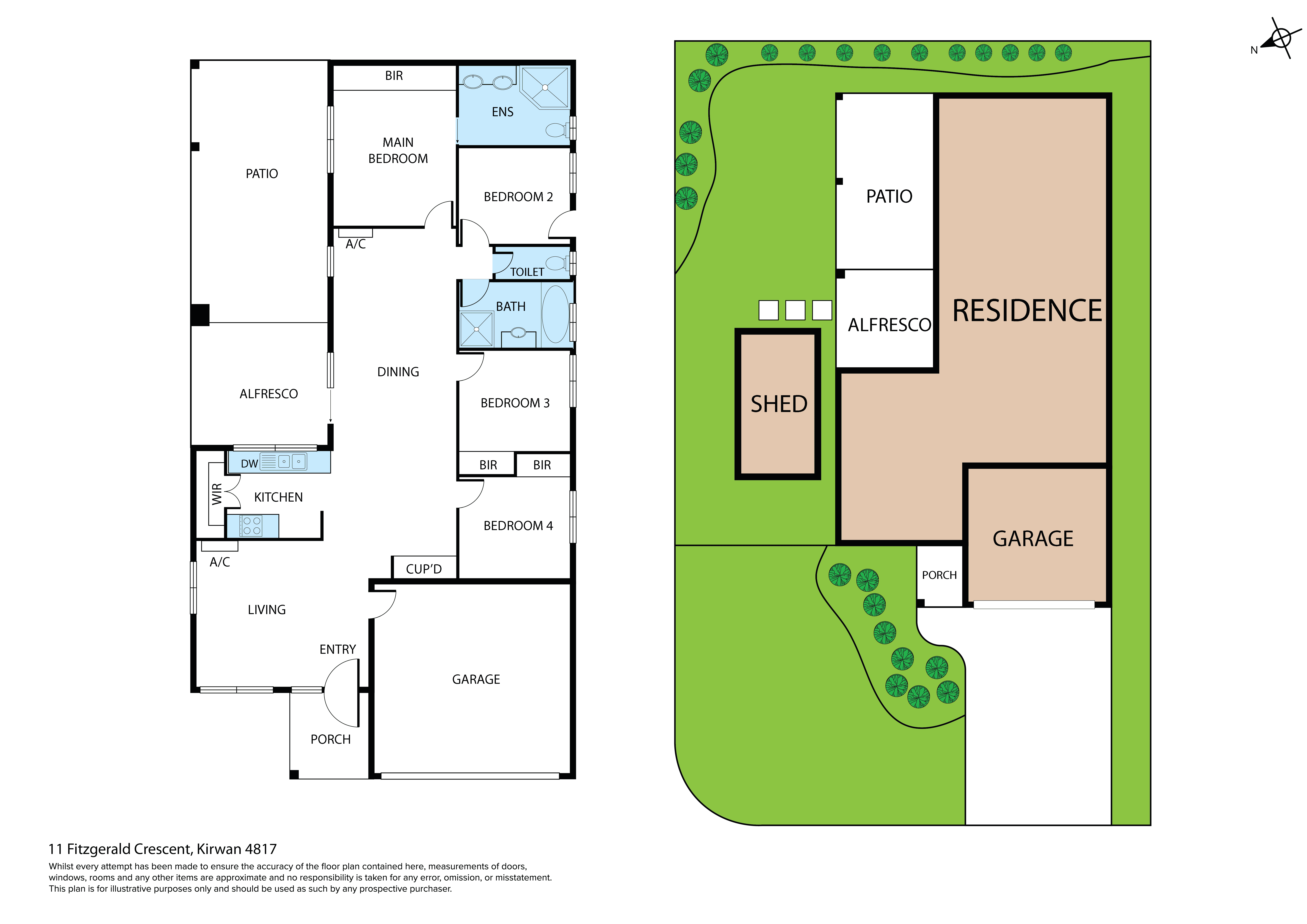 11 Fitzgerald Crescent, KIRWAN, QLD 4817