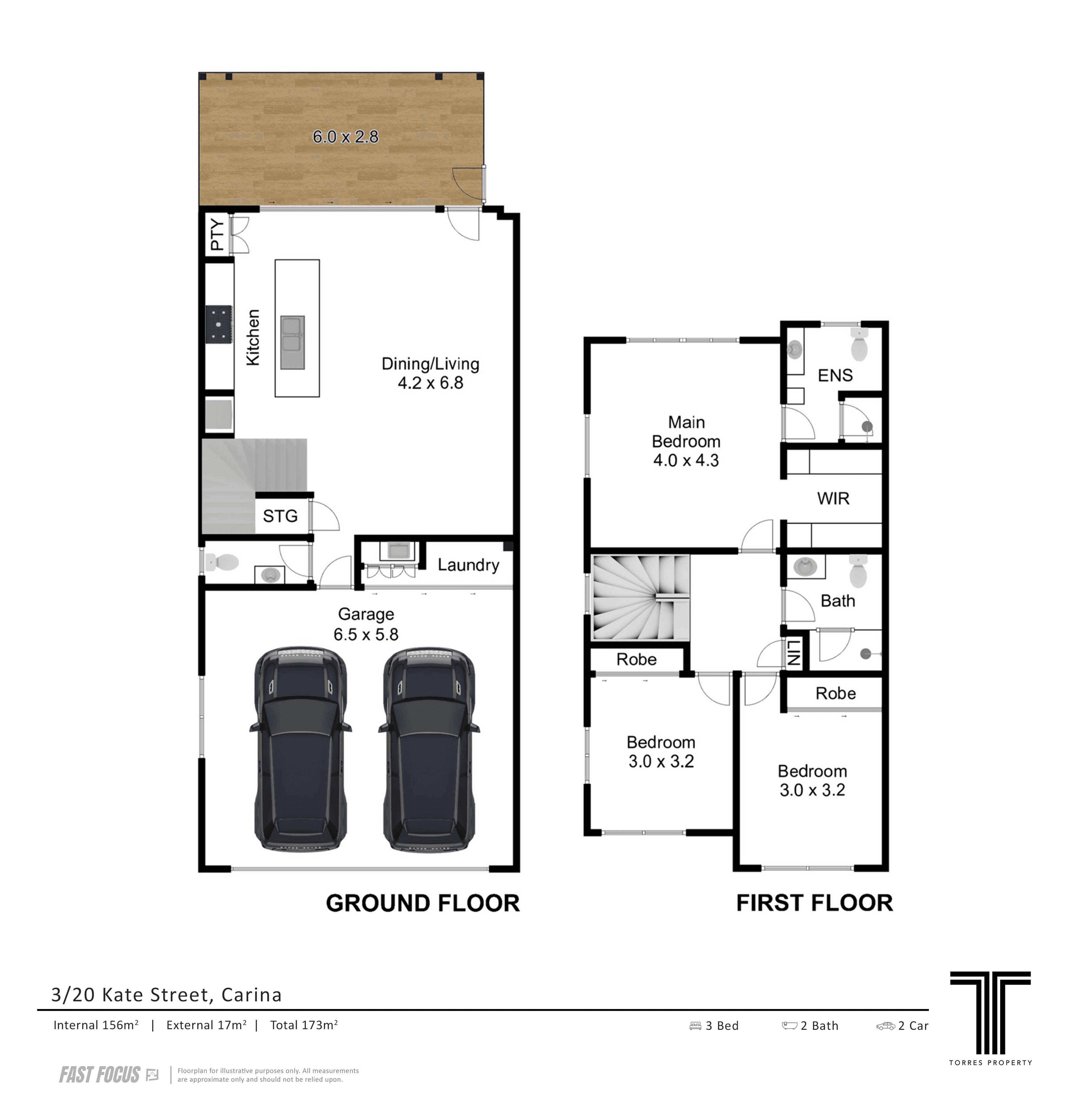 3/20 Kate Street, Carina, QLD 4152