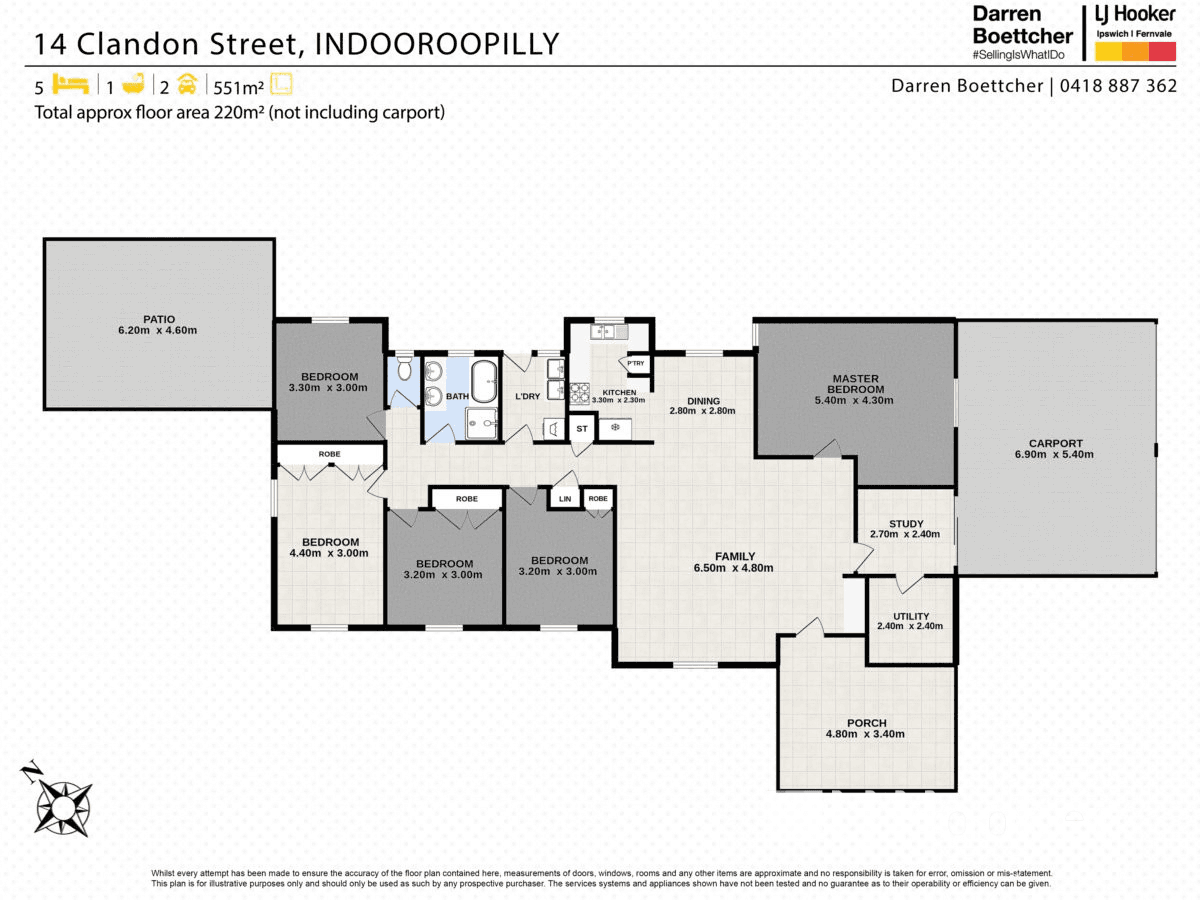 14 Clandon Street, INDOOROOPILLY, QLD 4068