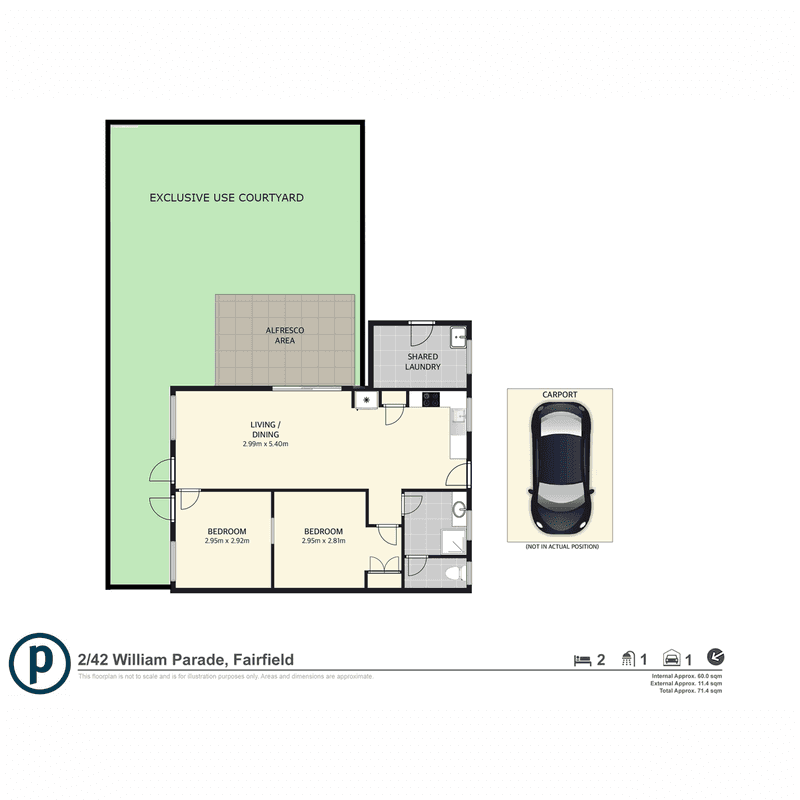 2/42 William Parade, Fairfield, QLD 4103