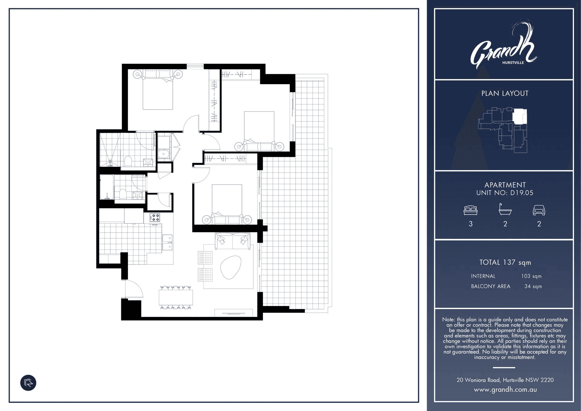 d1905/1D Greenbank Street, HURSTVILLE, NSW 2220