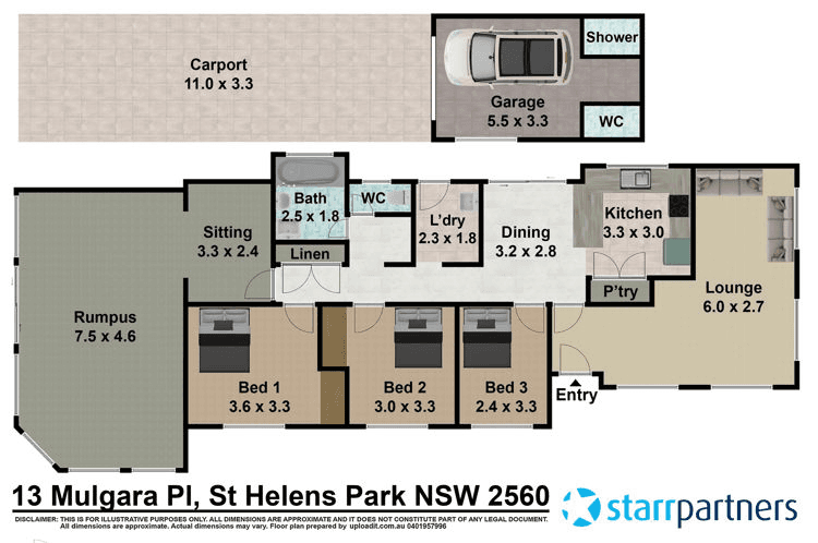 13 Mulgara Place, ST HELENS PARK, NSW 2560