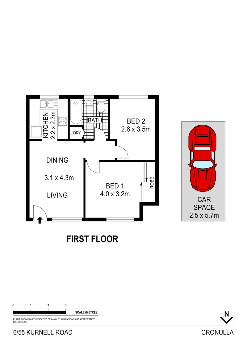 6/55 Kurnell Road, Cronulla, NSW 2230