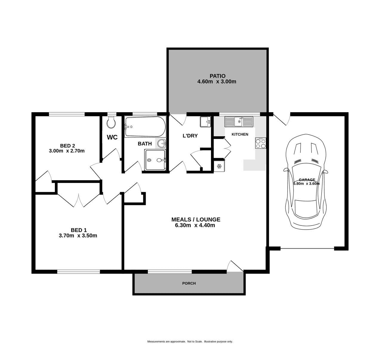 2/1 Kingfisher Drive, West Wodonga, VIC 3690