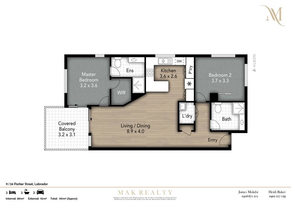 11/24 Parker Street, Labrador, QLD 4215