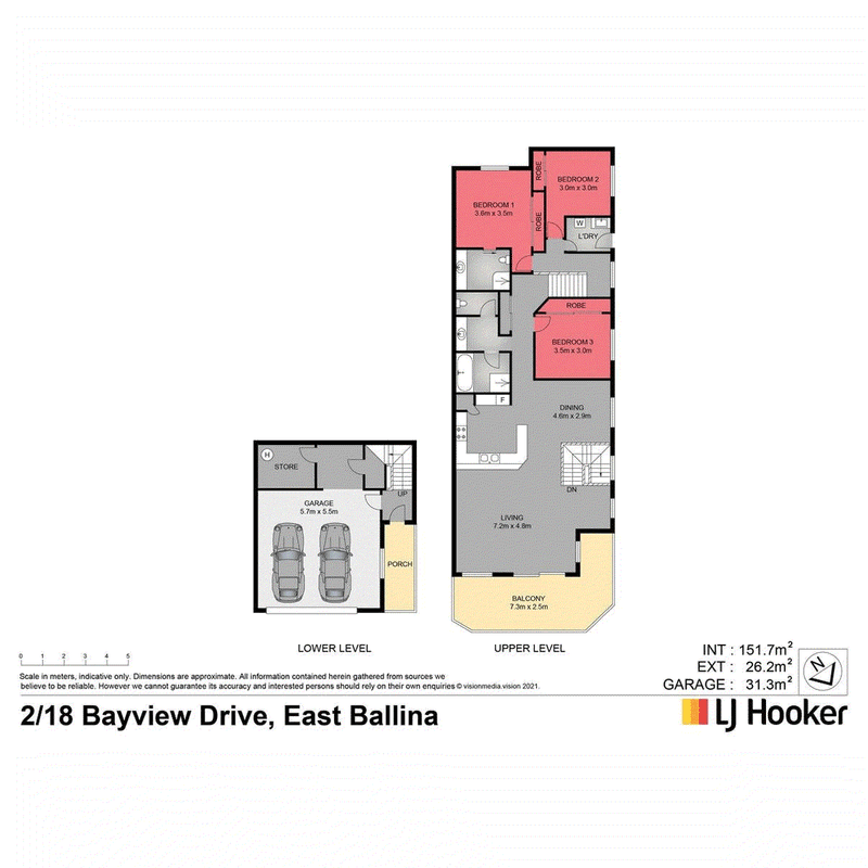 2/18 Bayview Drive, EAST BALLINA, NSW 2478