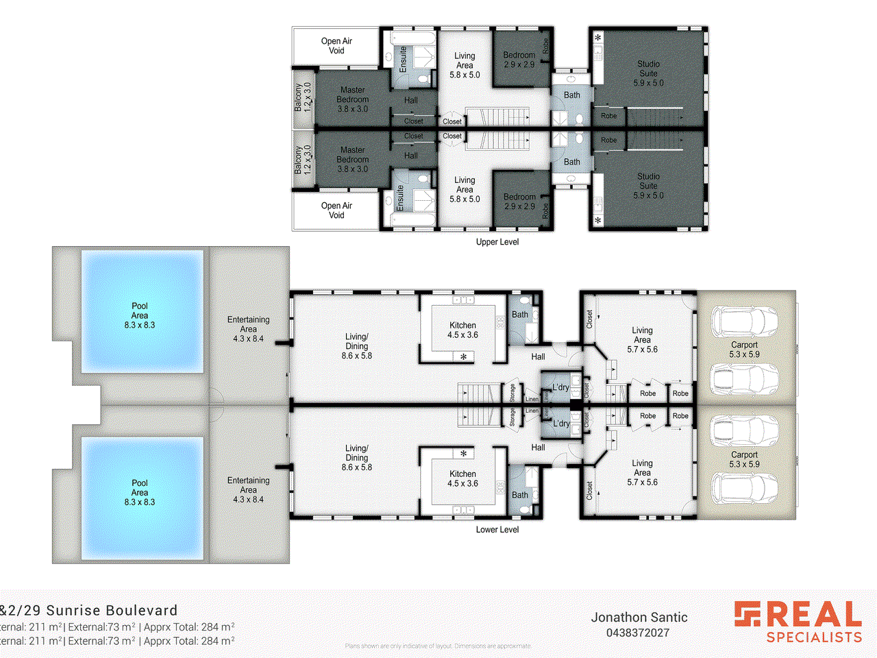 1 &amp; 2/29 Sunrise Boulevard, SURFERS PARADISE, QLD 4217