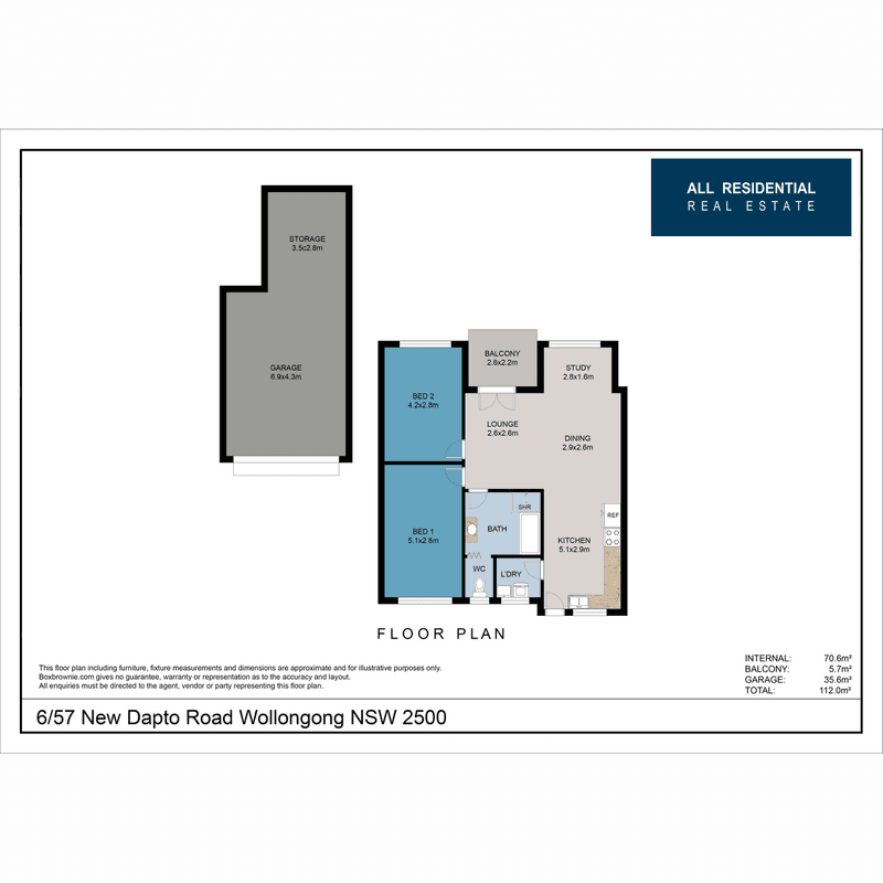 6/57 New Dapto Road, WOLLONGONG, NSW 2500