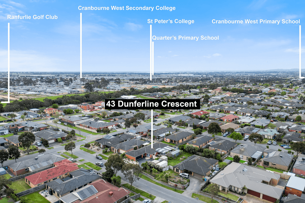 43 Dunferline Crescent, CRANBOURNE, VIC 3977