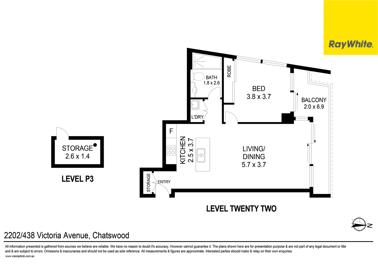 2202/438 Victoria Avenue, CHATSWOOD, NSW 2067