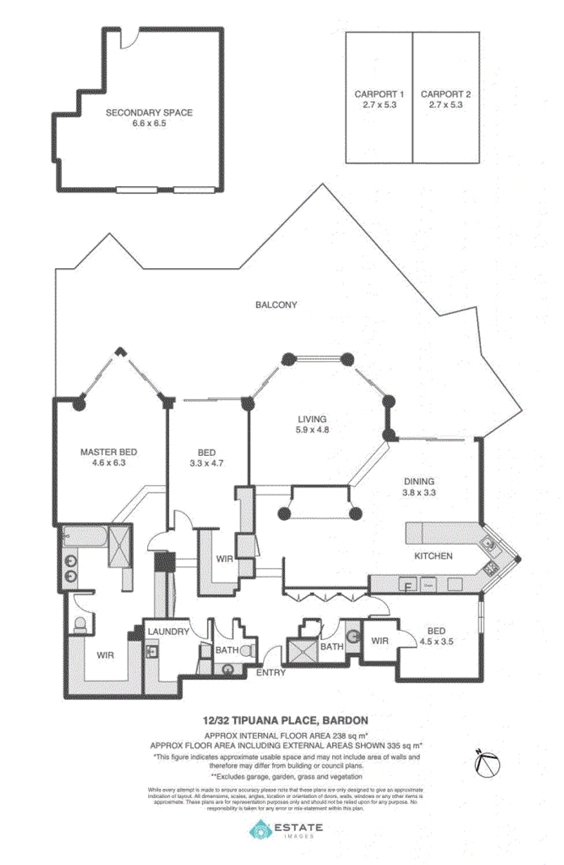 12/32 Tipuana Place, BARDON, QLD 4065