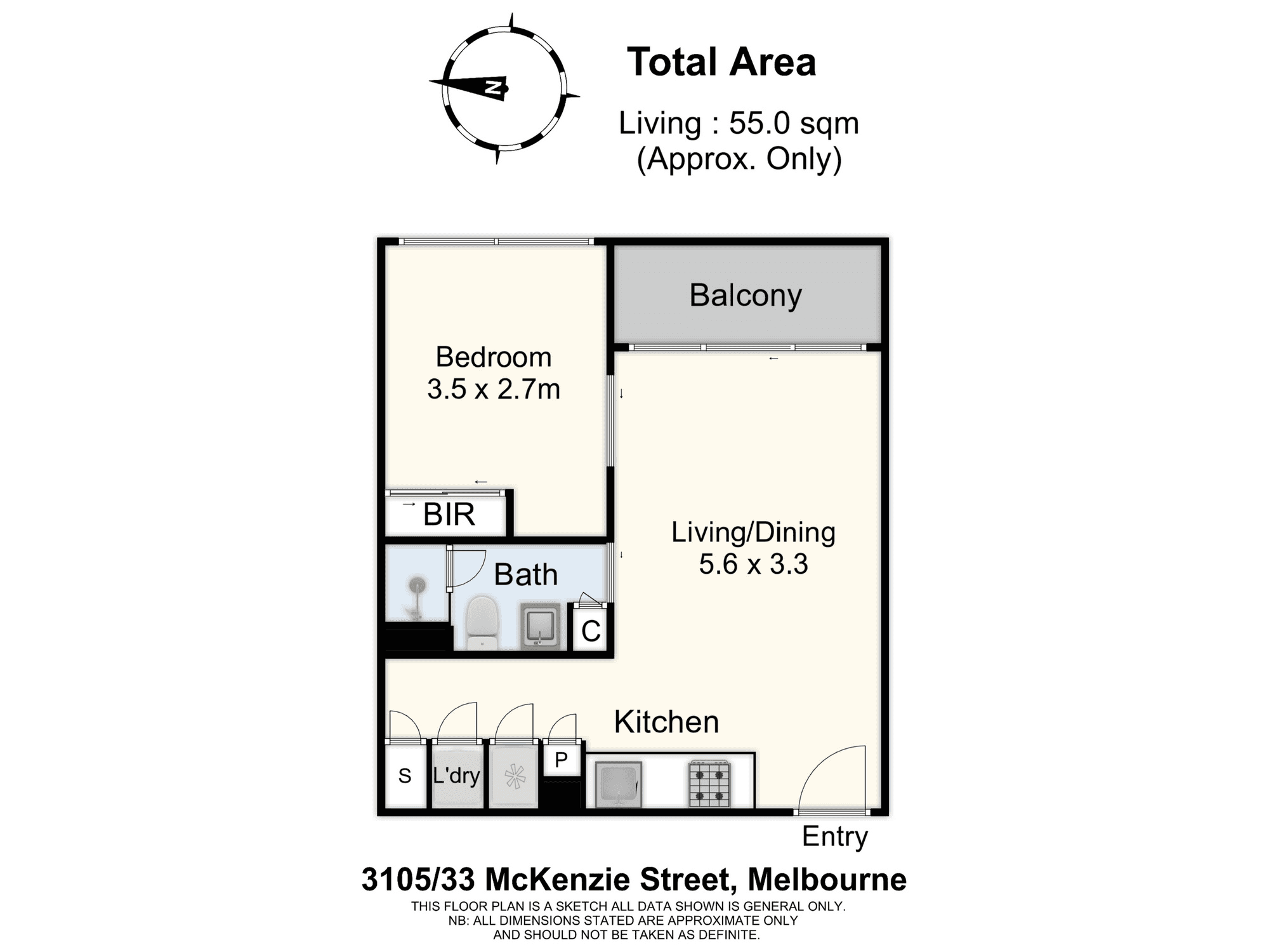 3105/33 Mackenzie Street, Melbourne, VIC 3000