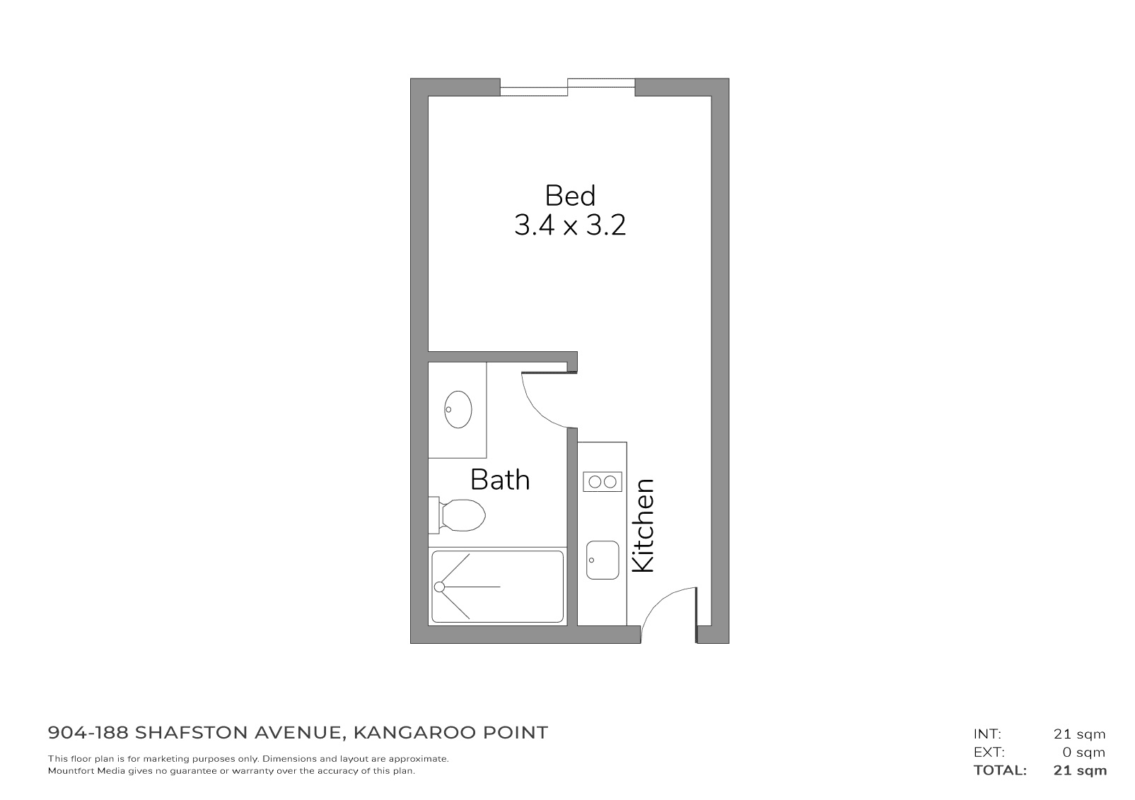 904/188 Shafston Avenue, Kangaroo Point, QLD 4169