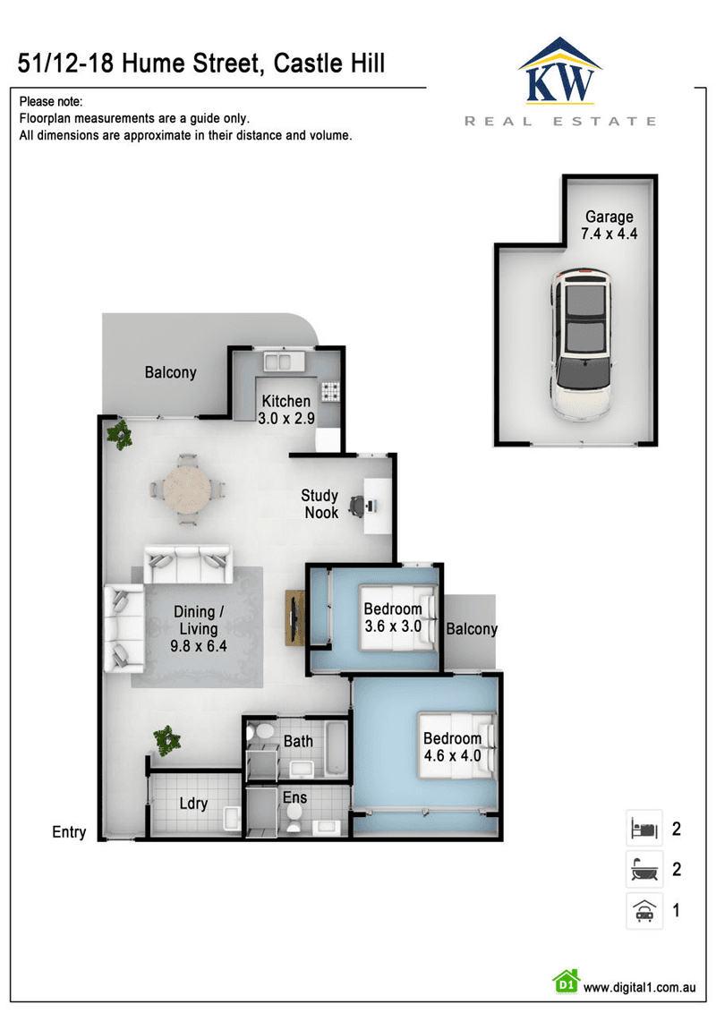 51/12-18 Hume Ave, CASTLE HILL, NSW 2154