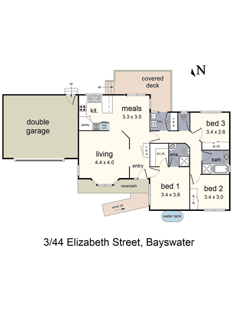 3/44 Elizabeth Street, Bayswater, VIC 3153