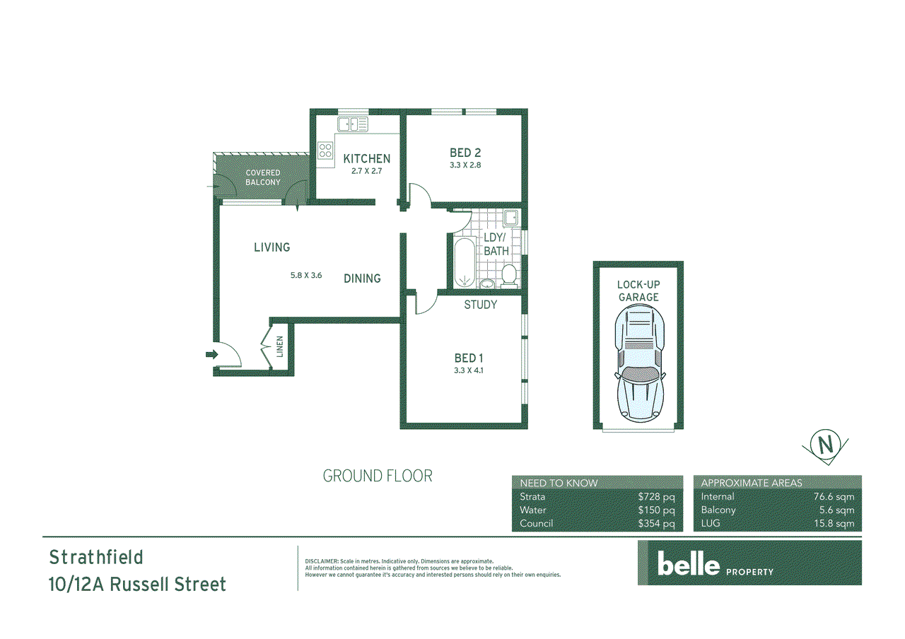 10/12A Russell Street, Strathfield, NSW 2135