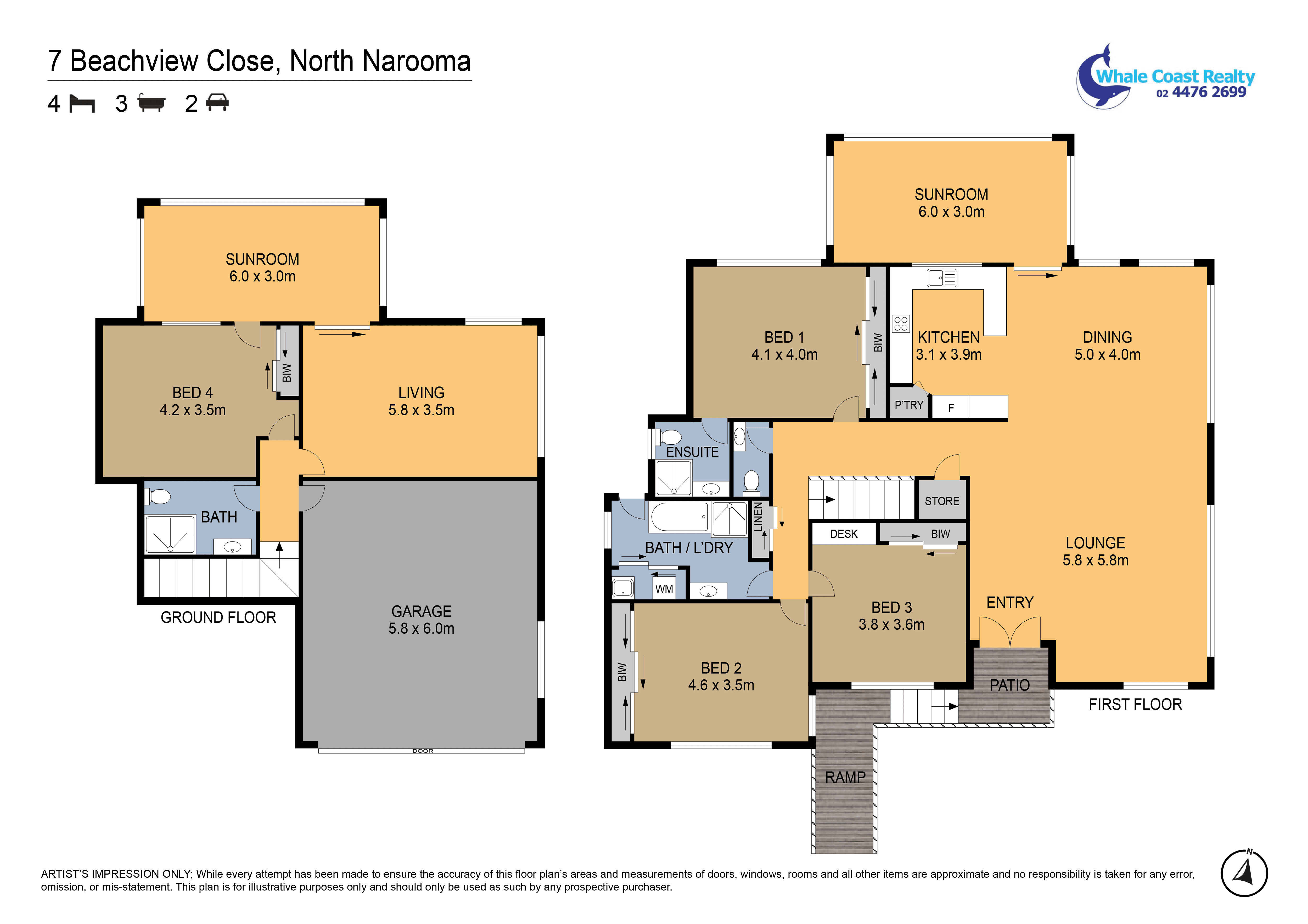 7 Beachview Close, NORTH NAROOMA, NSW 2546