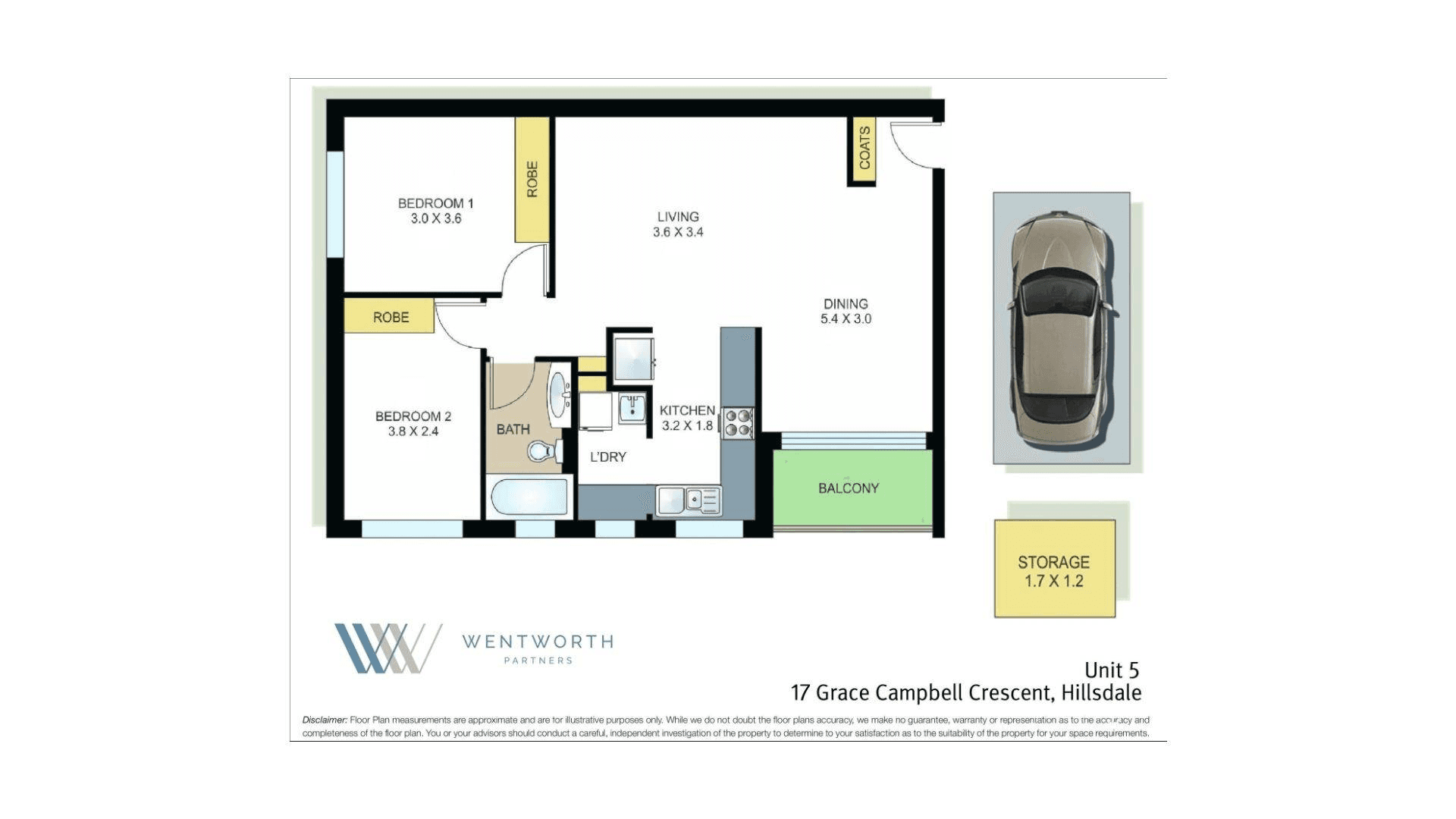 5/17 Grace Campbell Crescent, Hillsdale, NSW 2036