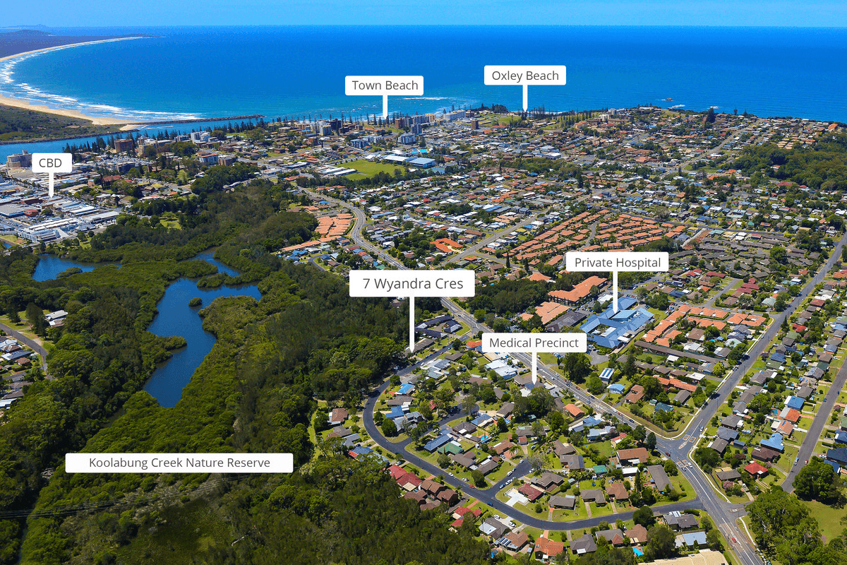 7 Wyandra Crescent, Port Macquarie, NSW 2444