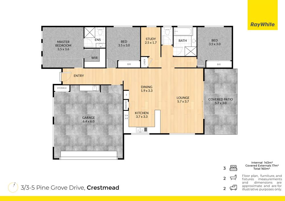 3/3-5 Pine Grove Drive, CRESTMEAD, QLD 4132