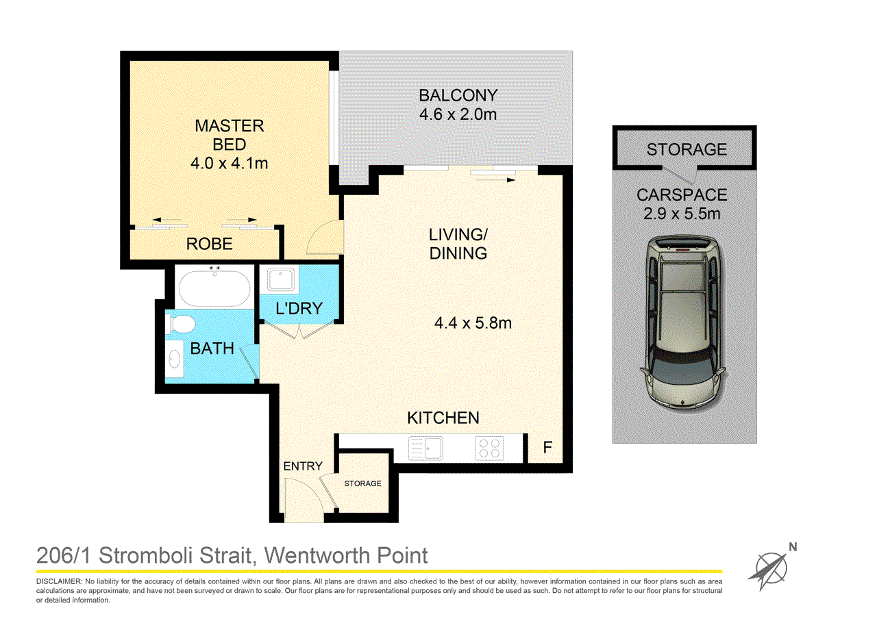 206/1 Stromboli Strait, WENTWORTH POINT, NSW 2127