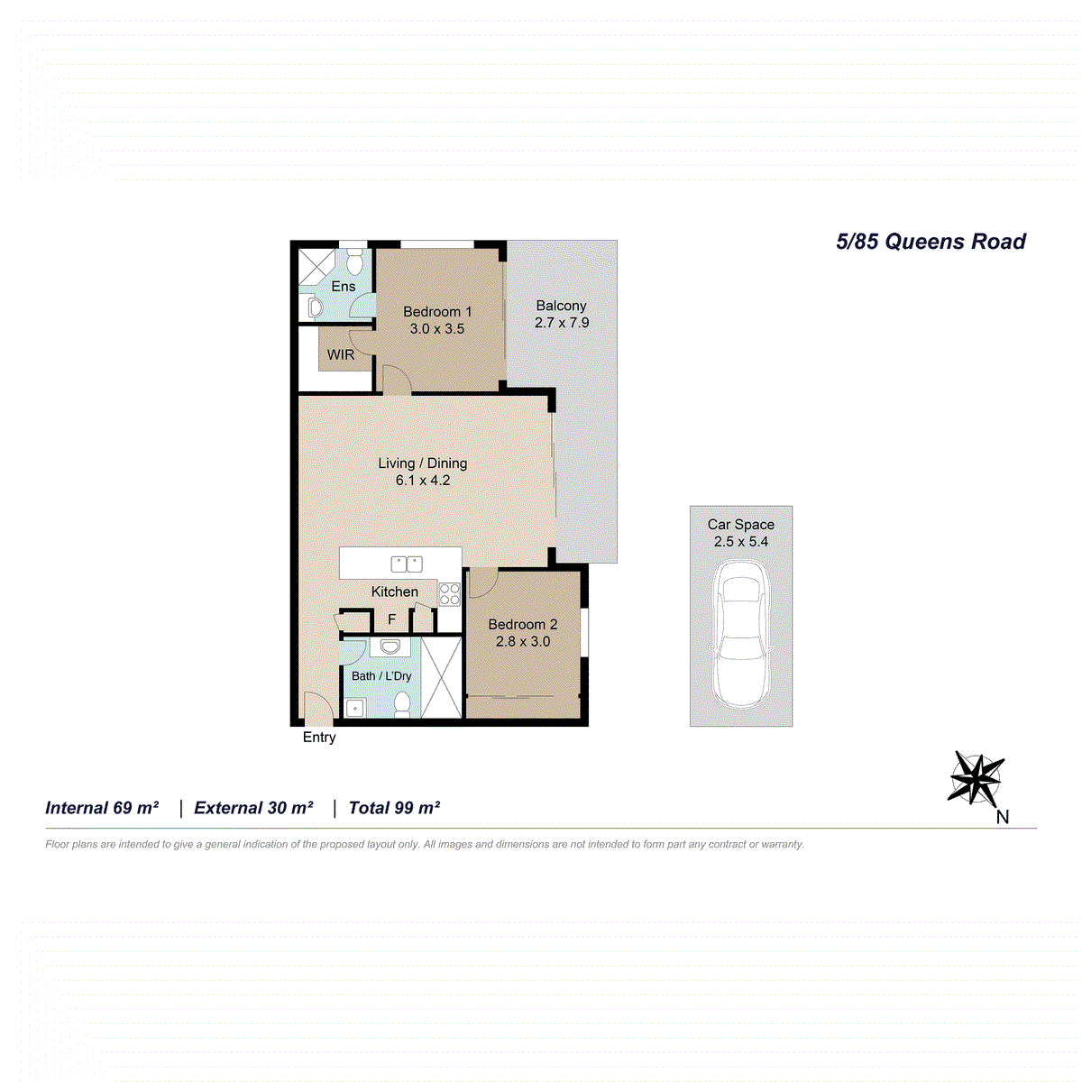 5/85 Queens Road, EVERTON HILLS, QLD 4053