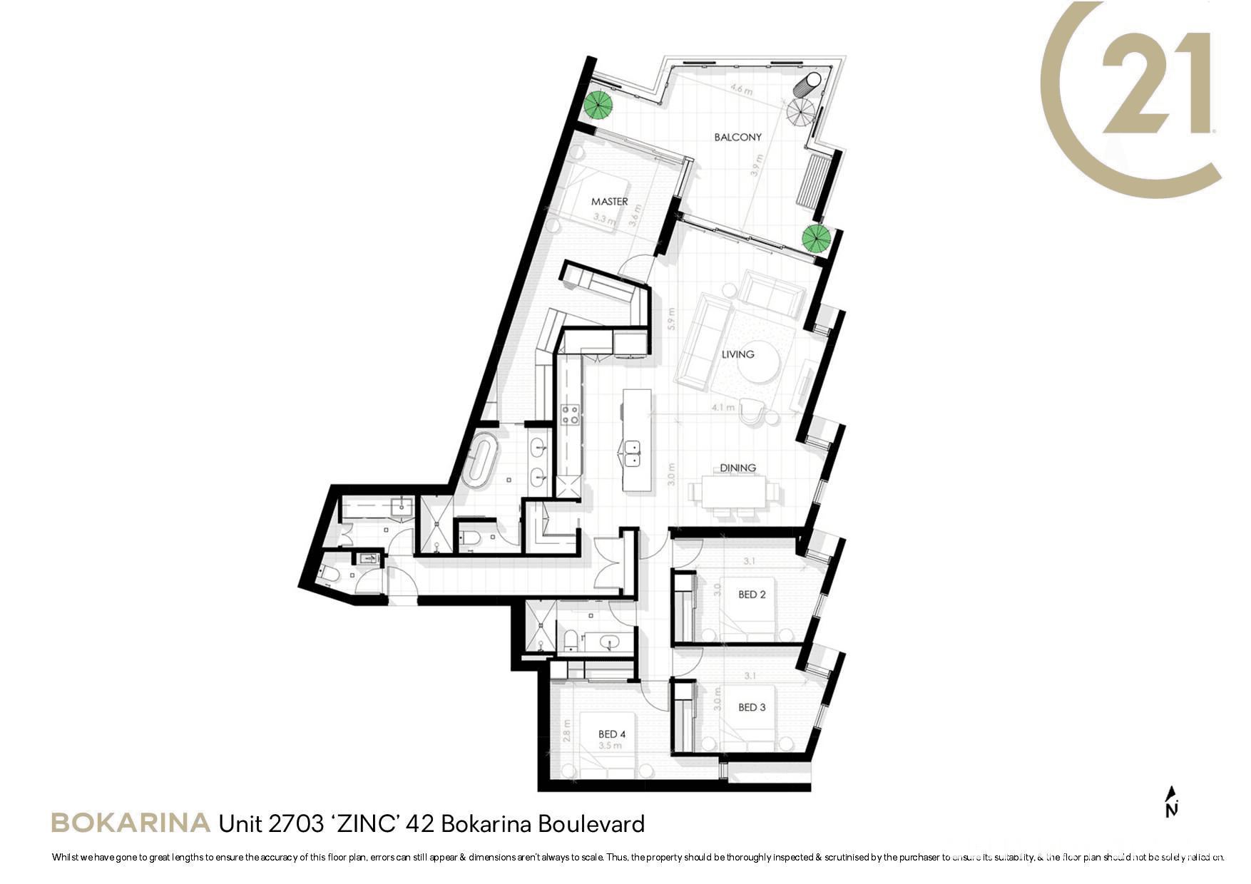 Unit 2703 'ZINC' 42 Bokarina Boulevard, BOKARINA, QLD 4575