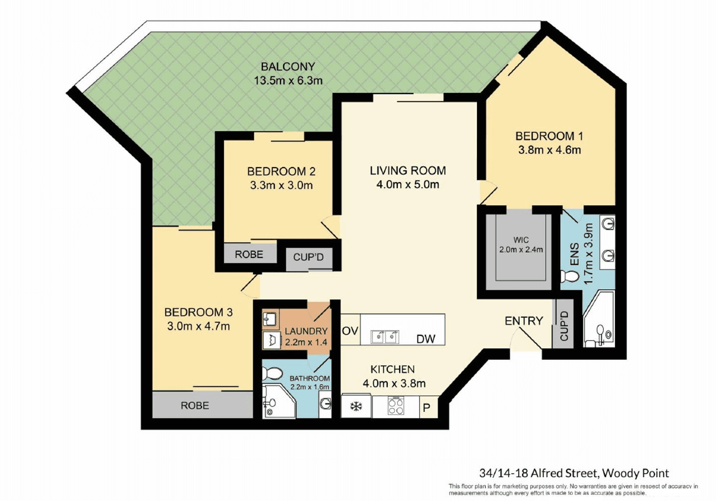 34/14 Alfred Street, Woody Point, QLD 4019