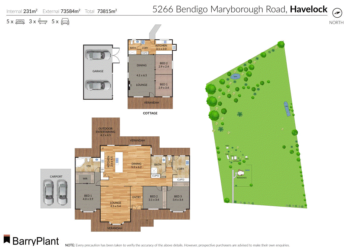 5266 Bendigo-Maryborough Road, Havelock, VIC 3465