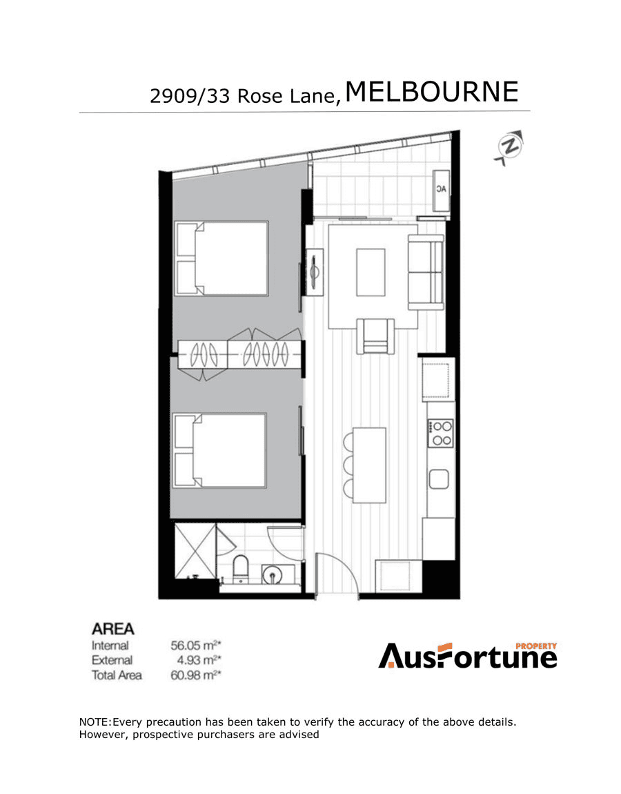 2909/33 Rose Lane, MELBOURNE, VIC 3000