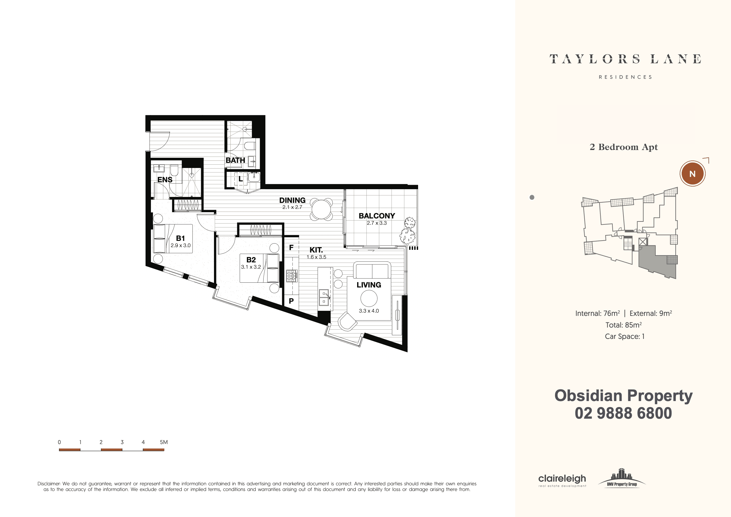 2 Bed/8 Taylors Lane, LANE COVE, NSW 2066