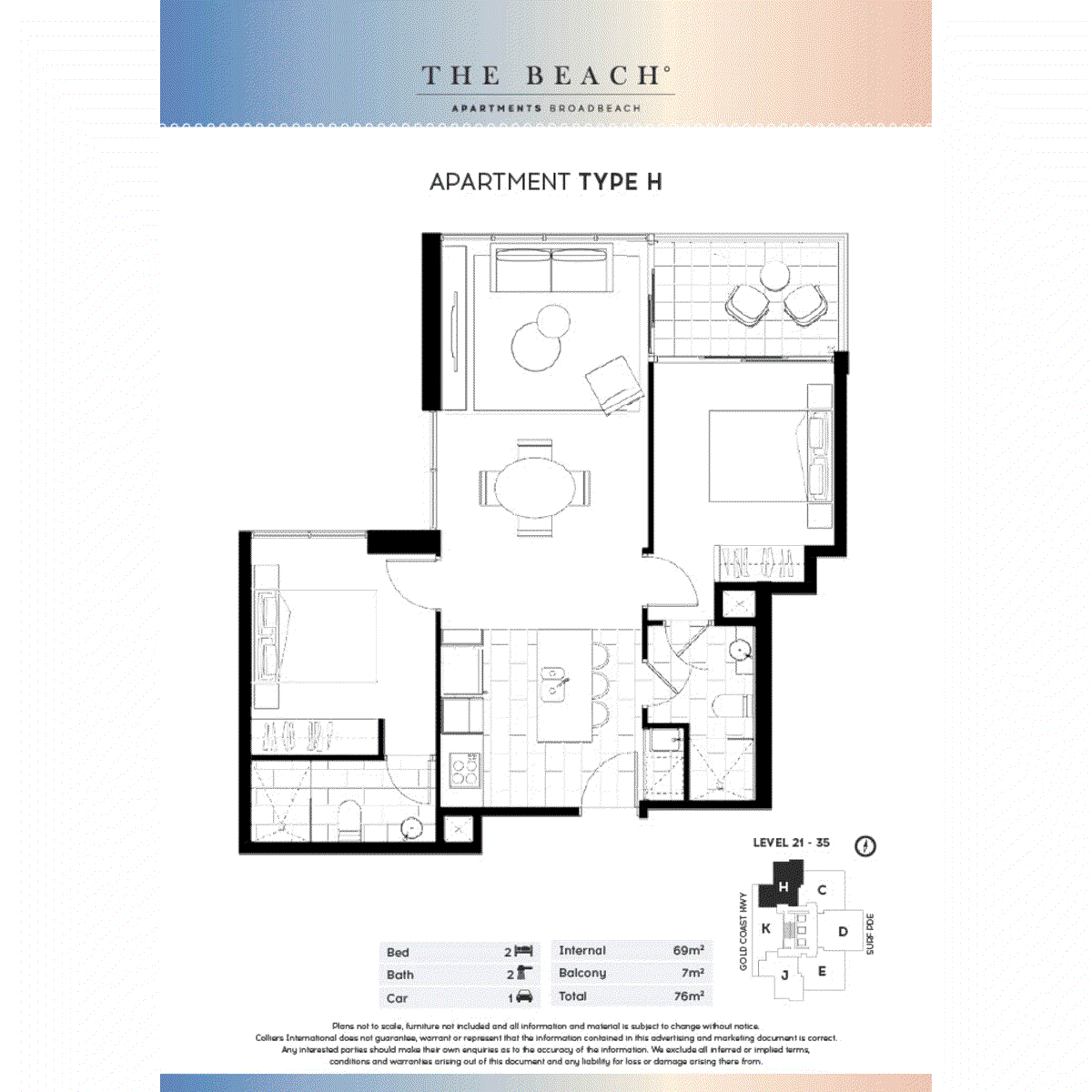 2302/2663 Gold Coast Highway, BROADBEACH, QLD 4218