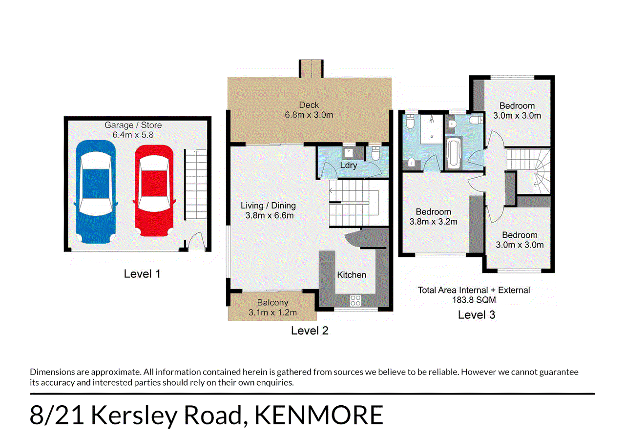8/21 Kersley Road, KENMORE, QLD 4069