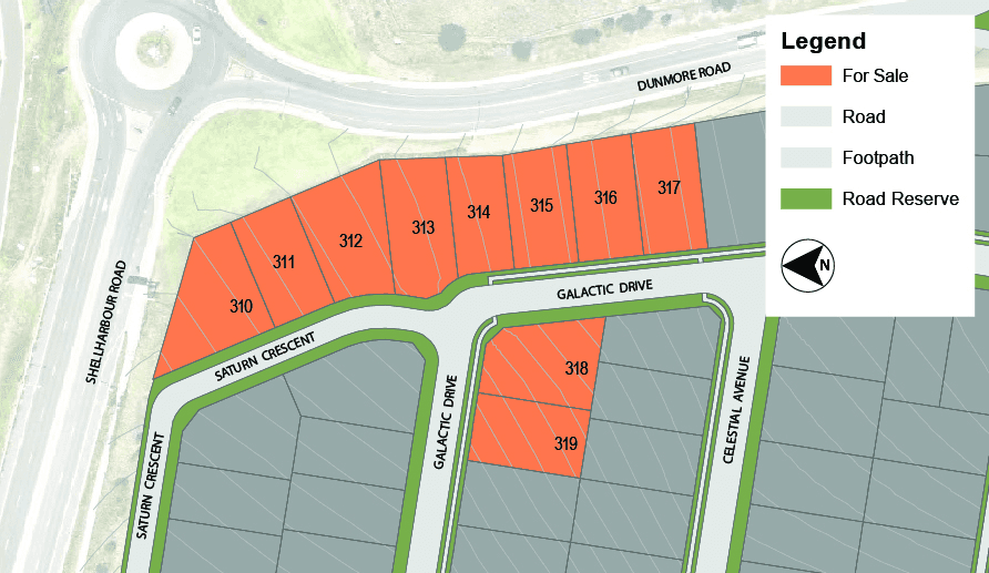 Lot 310 Saturn Crescent, DUNMORE, NSW 2529