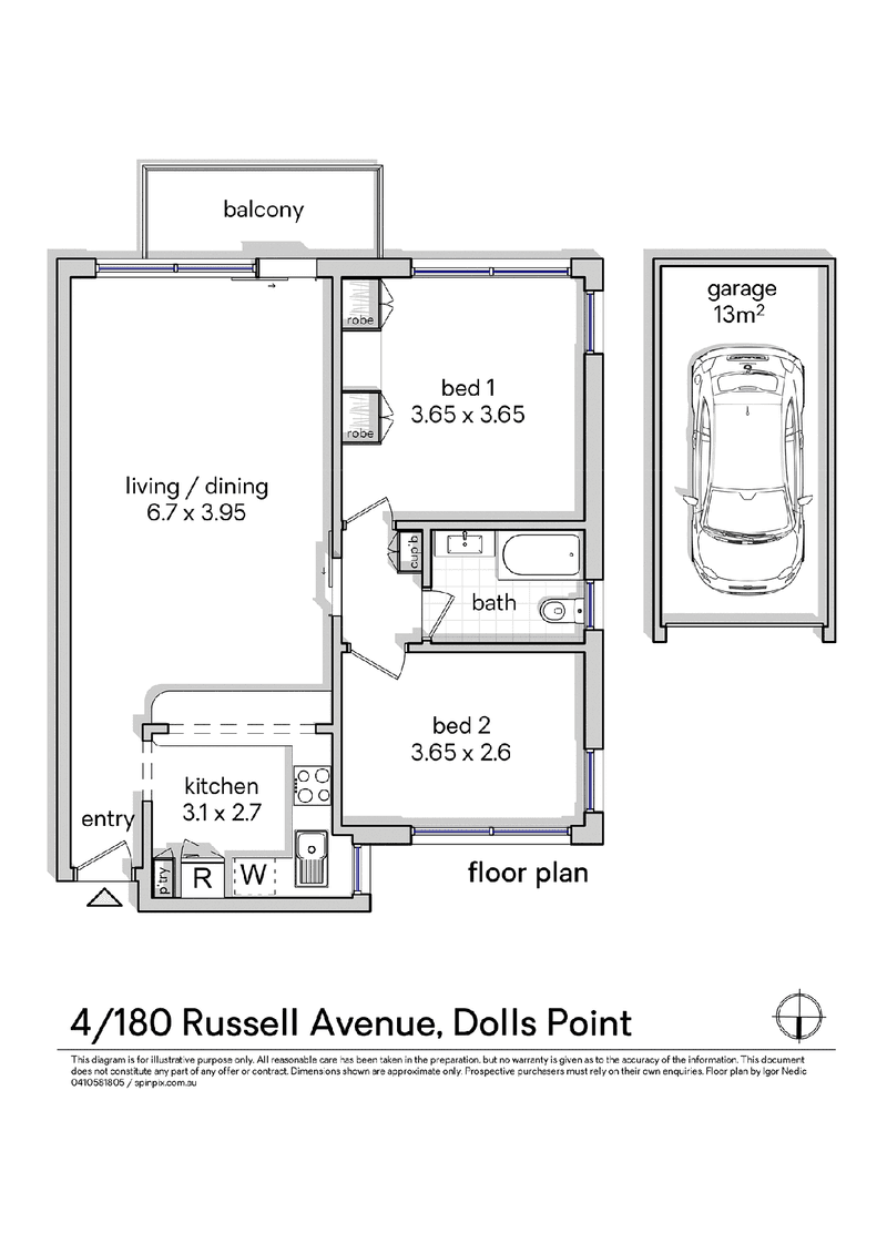 4/180 Russell Avenue, Dolls Point, NSW 2219