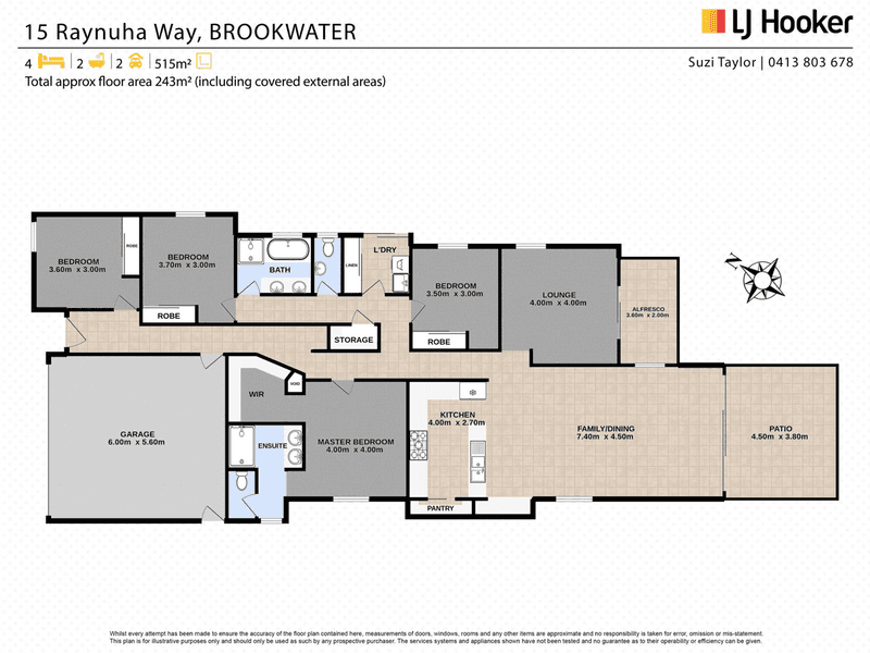 15 Raynuha Way, BROOKWATER, QLD 4300