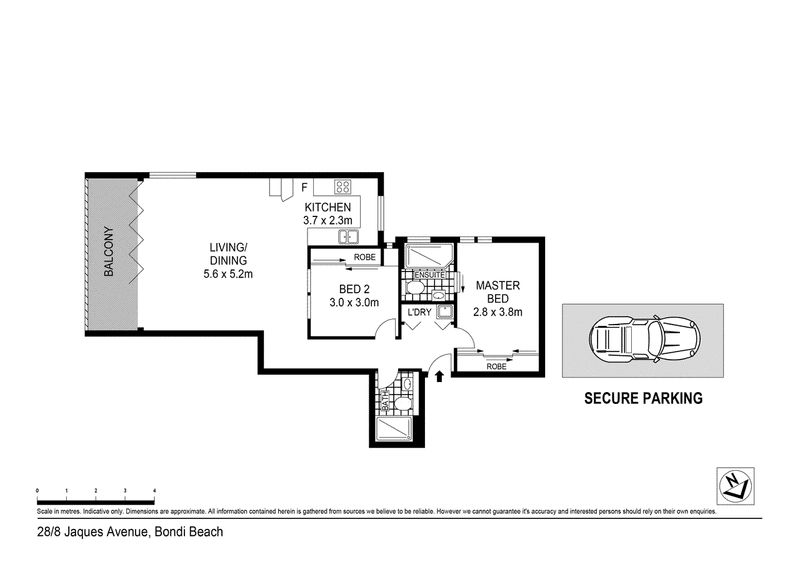 28/8 Jaques Avenue, BONDI BEACH, NSW 2026