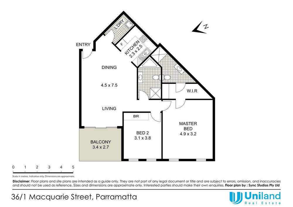 36/1  Macquarie Street, Parramatta, NSW 2150