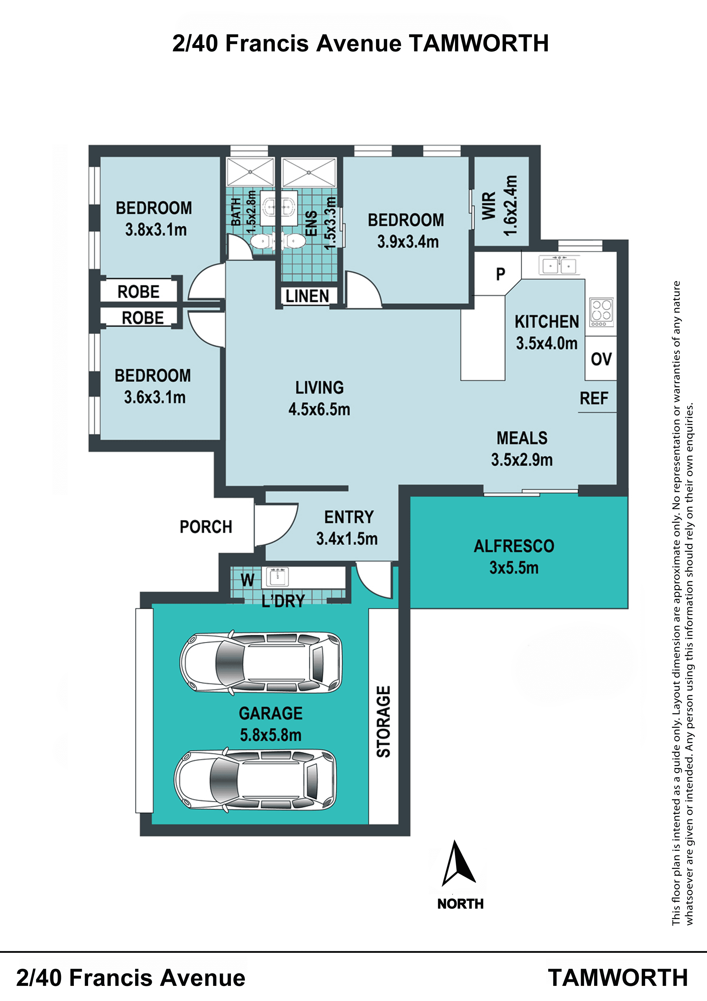 2/40 Francis Avenue, TAMWORTH, NSW 2340